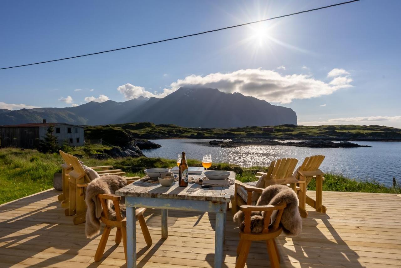 Villa Borgvag - A Unique Seafront Villa In The Heart Of Lofoten Bostad Eksteriør billede