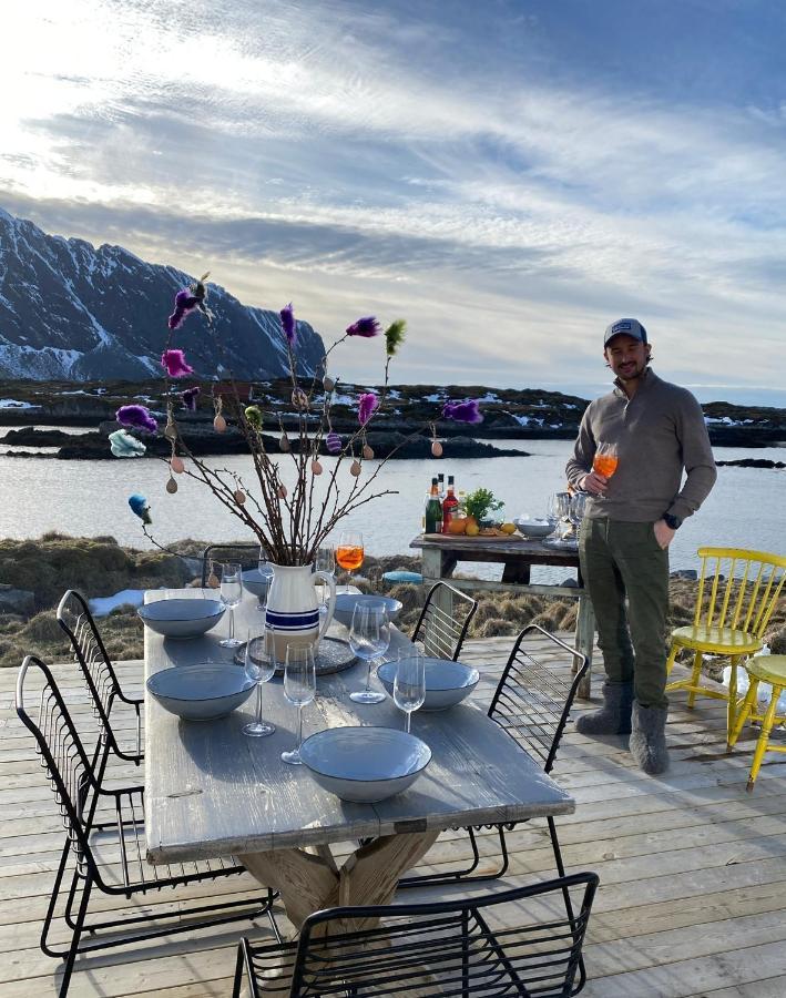 Villa Borgvag - A Unique Seafront Villa In The Heart Of Lofoten Bostad Eksteriør billede