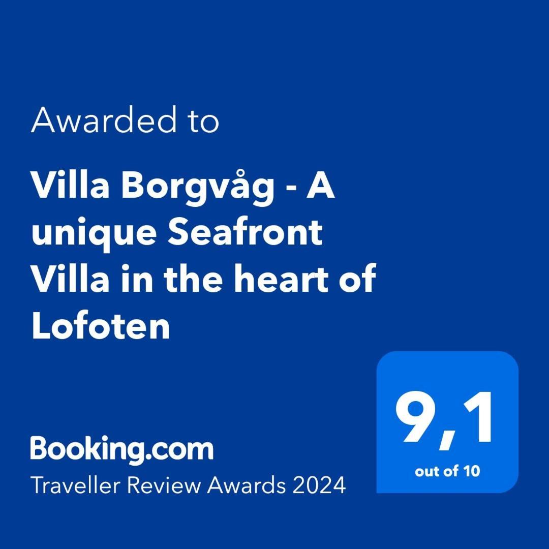 Villa Borgvag - A Unique Seafront Villa In The Heart Of Lofoten Bostad Eksteriør billede
